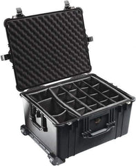 Pelican Products, Inc. - 19-37/64" Wide x 13-29/32" High, Clamshell Hard Case - Black, Polyethylene - Apex Tool & Supply