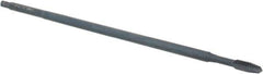Kennametal - #8-32 UNC 3 Flute H3 Oxide Finish High Speed Steel Spiral Point Extension Tap - Plug Chamfer, 6" OAL, 2B Class of Fit, Series T820 - Apex Tool & Supply