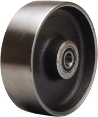 Hamilton - 6 Inch Diameter x 2 Inch Wide, Forged Steel Caster Wheel - 2,500 Lb. Capacity, 2-1/4 Inch Hub Length, 1/2 Inch Axle Diameter, Precision Ball Bearing - Apex Tool & Supply