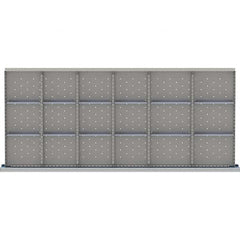 LISTA - 18-Compartment Drawer Divider Layout for 3.15" High Drawers - Apex Tool & Supply