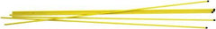 Trynex - 48" High x 1/2" Wide Snow Stake - Fiberglass, 0.33 Lbs, Yellow - Apex Tool & Supply
