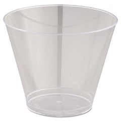 WNA - Comet Smooth Wall Tumblers, 9 oz, Clear, Squat, 25/Pack, 20 Packs/Carton - Apex Tool & Supply