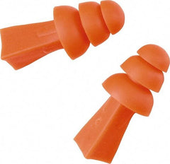 Tasco - Reusable, Uncorded, 27 dB, Flange Earplugs - Orange - Apex Tool & Supply