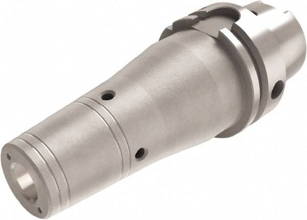 Seco - 8mm Hole Diam, HSK100A Taper Shank Shrink Fit Tool Holder & Adapter - 6.299" Projection, 0.945" Nose Diam, 1.476" Clamping Depth, 45,000 RPM, Through Coolant - Exact Industrial Supply