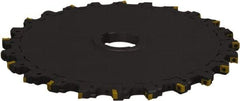 Seco - Arbor Hole Connection, 0.4724" Cutting Width, 2.4016" Depth of Cut, 200mm Cutter Diam, 1.9685" Hole Diam, 7 Tooth Indexable Slotting Cutter - 335.18 Toolholder, LNK.. 08.. Insert, Neutral Cutting Direction - Apex Tool & Supply