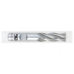 27/32 Dia. x 4 Overall Length 6-Flute Square End HSSE SE End Mill-Round Shank-Center Cutting-Uncoated - Apex Tool & Supply