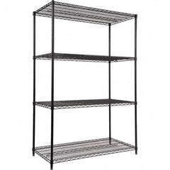 ALERA - 4,000 Lb Capacity 4 Shelf Wire Shelving - Starter Unit - Apex Tool & Supply