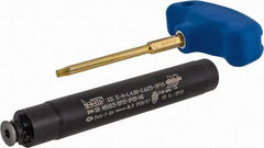 Iscar - T-Slot 5/8" Stepped Shank Milling Tip Insert Holder & Shank - 0.591" Neck Diam, M5x0.50 Neck Thread, 4.197" OAL, SD S-A-SP Tool Holder - Apex Tool & Supply