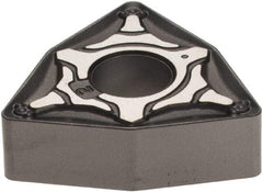Walter - WNMG432 MP5 Grade WPP30S Carbide Turning Insert - TiCN/Al2O3/TiN Finish, 80° Trigon, 1/2" Inscr Circle, 3/16" Thick, 1/32" Corner Radius - Apex Tool & Supply