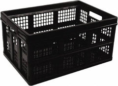 UNIVERSAL - 1 Compartment, 20-1/8" Wide x 10-3/4" High x 14-5/8" Deep, Portable Storage Box - Plastic, Black - Apex Tool & Supply