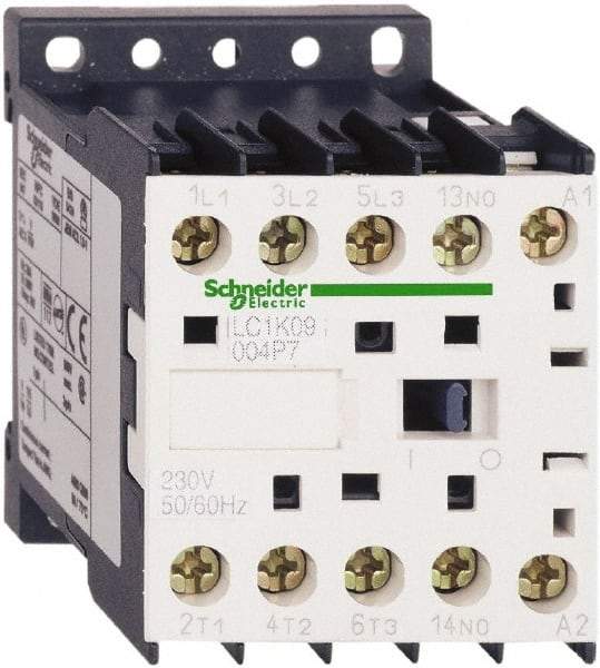 Schneider Electric - 4 Pole, 110 Coil VAC at 50/60 Hz, 16 Amp at 690 VAC and 20 Amp at 440 VAC, Nonreversible IEC Contactor - BS 5424, CSA, IEC 60947, NF C 63-110, RoHS Compliant, UL Listed, VDE 0660 - Apex Tool & Supply