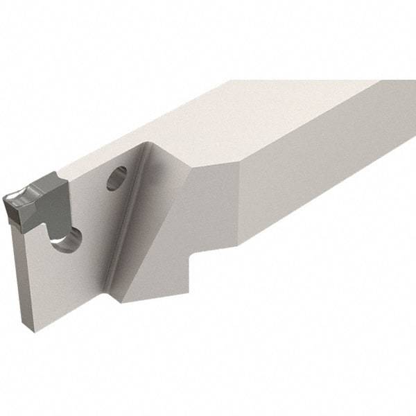 Iscar - External Thread, 1-1/2" Max Depth of Cut, 0.224" Min Groove Width, 5.91" OAL, Right Hand Indexable Grooving Cutoff Toolholder - 1" Shank Height x 1" Shank Width, TAG Insert Style, TGT Toolholder Style, Series Tang-GripIQ - Apex Tool & Supply