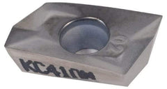 Kennametal - EC1020 LD Grade KC410M Carbide Milling Insert - TiB2 Finish, 0.148" Thick, 2mm Corner Radius - Apex Tool & Supply