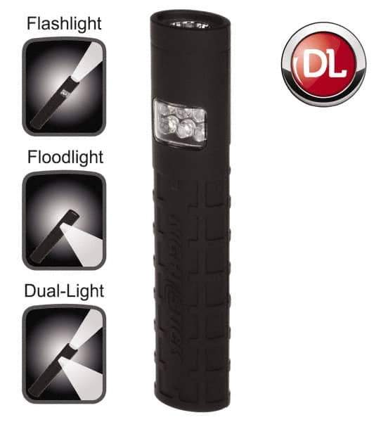 Bayco - LED Bulb, 60 Lumens, Industrial/Tactical Flashlight - Black Plastic Body, 2 AAA Batteries Included - Apex Tool & Supply