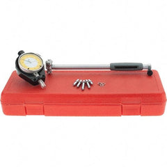 Starrett - 1.4 to 2.4" Dial Bore Gage - 0.0005" Graduation, 6" Gage Depth - Apex Tool & Supply