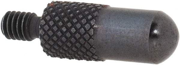 Starrett - #4-48, 13/64" Ball Diam, Carbide Radius Contact Point - 1-1/2" Contact Point Length, Use with 650 & 651 Back Plunger Dial Indicators, AGD Dial Indicators - Apex Tool & Supply