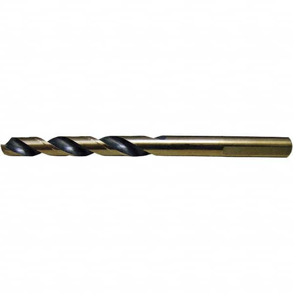 Cle-Force - 15/32" High Speed Steel, 135° Point, Round with Flats Shank Maintenance Drill Bit - Apex Tool & Supply