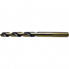 Cle-Force - 15/32" High Speed Steel, 135° Point, Round with Flats Shank Maintenance Drill Bit - Apex Tool & Supply