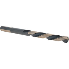 Cle-Line - 5/16" High Speed Steel, 135° Point, Round with Flats Shank Maintenance Drill Bit - Apex Tool & Supply
