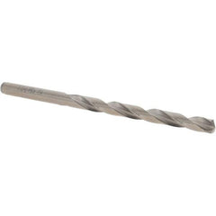 Chicago-Latrobe - #7 135° Cobalt Jobber Drill - Gold Finish Finish, Right Hand Cut, Spiral Flute, Straight Shank, 92.08mm OAL, Split Point - Apex Tool & Supply