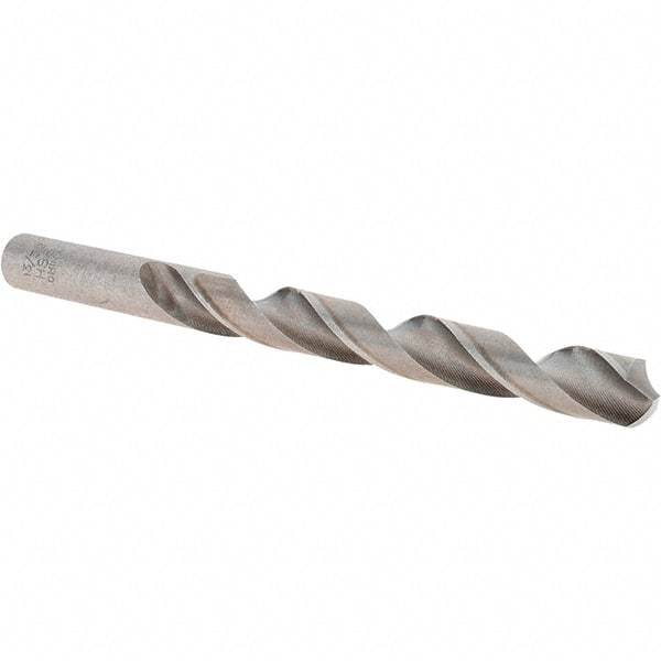Cle-Force - 13/32" 118° High Speed Steel Jobber Drill - Bright Finish, Right Hand Cut, Spiral Flute, Straight Shank, 5-1/4" OAL, Standard Point - Apex Tool & Supply