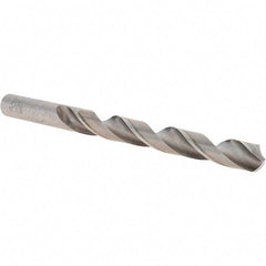 Cle-Force - 13/32" 118° High Speed Steel Jobber Drill - Bright Finish, Right Hand Cut, Spiral Flute, Straight Shank, 5-1/4" OAL, Standard Point - Apex Tool & Supply