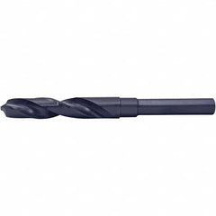 Cle-Force - 1-3/64" Drill, 118° Point, High Speed Steel Silver Deming & Reduced Shank Drill Bit - Apex Tool & Supply