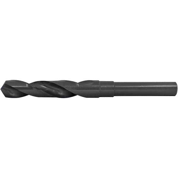 Cle-Force - 27/32" Drill, 118° Point, High Speed Steel Silver Deming & Reduced Shank Drill Bit - Apex Tool & Supply