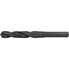 Cle-Force - 27/32" Drill, 118° Point, High Speed Steel Silver Deming & Reduced Shank Drill Bit - Apex Tool & Supply