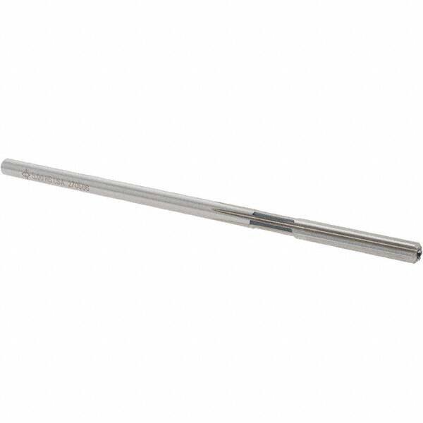 Cleveland - 5mm High Speed Steel 6 Flute Chucking Reamer - Straight Flute, Straight Shank, 31.75mm Flute Length, 127mm OAL - Apex Tool & Supply