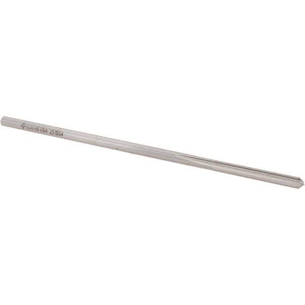 Cleveland - 3mm High Speed Steel 4 Flute Chucking Reamer - Straight Flute, Straight Shank, 22.23mm Flute Length, 88.9mm OAL - Apex Tool & Supply