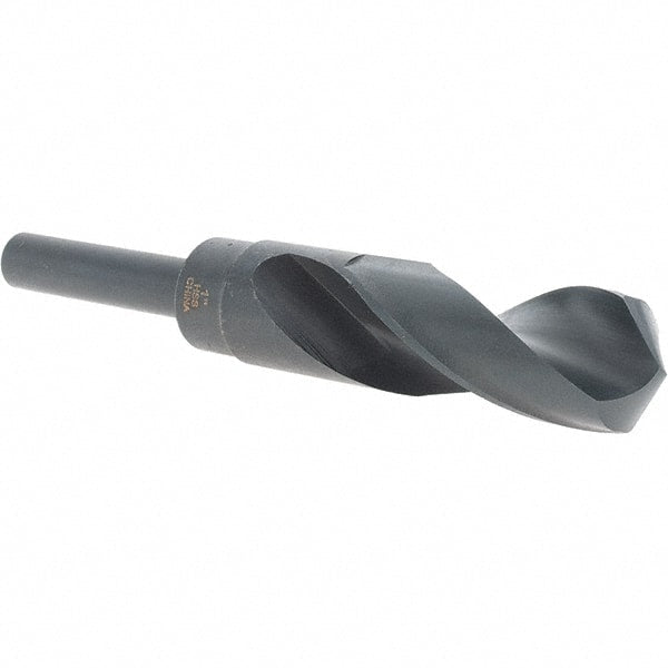 Cle-Force - 1" Drill, 118° Point, High Speed Steel Silver Deming & Reduced Shank Drill Bit - Apex Tool & Supply