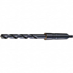 Cle-Force - 1-11/64", 4MT 118° Point High Speed Steel Taper Shank Drill Bit - Apex Tool & Supply