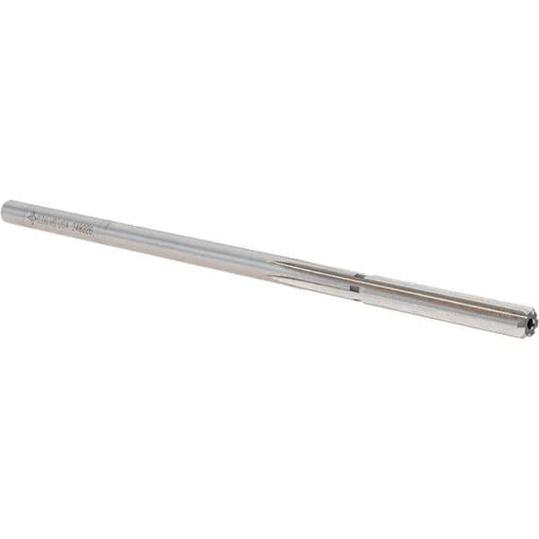 Cleveland - 6mm High Speed Steel 6 Flute Chucking Reamer - Straight Flute, Straight Shank, 38.1mm Flute Length, 152.4mm OAL - Apex Tool & Supply