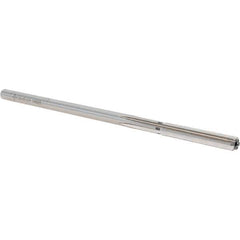 Cleveland - 6mm High Speed Steel 6 Flute Chucking Reamer - Straight Flute, Straight Shank, 38.1mm Flute Length, 152.4mm OAL - Apex Tool & Supply