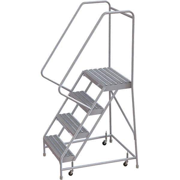TRI-ARC - Rolling & Wall Mounted Ladders & Platforms Type: Rolling Warehouse Ladder Style: Rolling Safety Ladder - Apex Tool & Supply