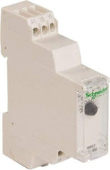 Schneider Electric - 100 hr Delay, Multiple Range SPDT Time Delay Relay - 8 Contact Amp, 24 to 240 VAC/VDC, Selector Switch - Apex Tool & Supply