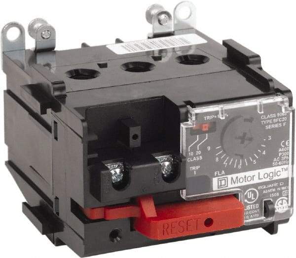Square D - NEMA Size 00, 600 VAC, Thermal NEMA Overload Relay - For Use with Motor Logic - Apex Tool & Supply