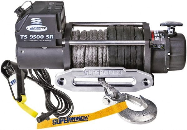 Superwinch - 9,500 Lb Capacity, 80' Cable Length, Automotive Heavy-Duty Recovery Winch - Apex Tool & Supply