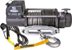 Superwinch - 9,500 Lb Capacity, 80' Cable Length, Automotive Heavy-Duty Recovery Winch - Apex Tool & Supply