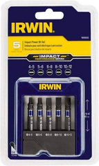 Irwin - Slotted Bit Set - 1/4" Hex Drive - Apex Tool & Supply