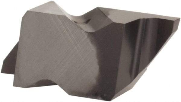 Kennametal - 2041NG Grade KCU10, 0.0409" Cutting Width Carbide Grooving Insert - 0.05" Max Depth of Cut, Right Hand, 0.0035" Corner Radius, AlTiN Finish - Apex Tool & Supply
