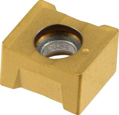 Seco - LNKT080504 M06 Grade F40M Carbide Milling Insert - TiAlN/TiN Finish, 0.197" Thick, 0.016" Corner Radius - Apex Tool & Supply
