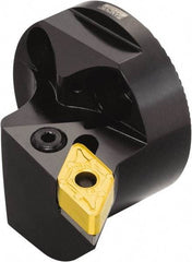 Sandvik Coromant - Right Hand Cut, Size 60, DNMG 442 Insert Compatiblity, Modular Turning & Profiling Cutting Unit Head - 43mm Ctr to Cutting Edge, 40mm Head Length, Through Coolant, Series T-Max P - Apex Tool & Supply