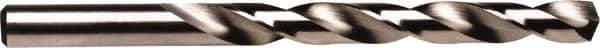 Irwin - 7/16" 135° Cobalt Jobber Drill - Right Hand Cut, Spiral Flute, Straight Shank, 5-1/2" OAL, Split Point - Apex Tool & Supply