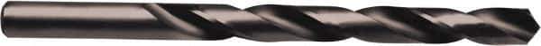 Irwin - Letter A 135° High Speed Steel Jobber Drill - Bright Finish, Right Hand Cut, Spiral Flute, Straight Shank, 3-7/8" OAL, Split Point - Apex Tool & Supply