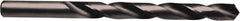 Irwin - Letter A 135° High Speed Steel Jobber Drill - Bright Finish, Right Hand Cut, Spiral Flute, Straight Shank, 3-7/8" OAL, Split Point - Apex Tool & Supply