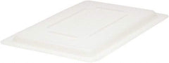 Rubbermaid - 18" Long x 12" Wide, Rectangular Polyethylene Lid - Snap-On, Use with FG350400, FG350700, FG350900 - Apex Tool & Supply
