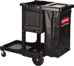 Rubbermaid - Aluminum & Structural Web Plastic Janitor Cart - 552mm Width, 1,168.4mm Long - Apex Tool & Supply