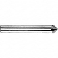 Melin Tool - 3/4" Diam 4 Flute Single End Solid Carbide Chamfer Mill - Apex Tool & Supply